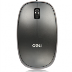 得力3715 鼠标	有线(黑)