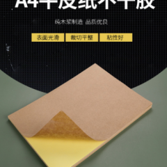 不干胶纸	A4牛皮深色 75张/包
